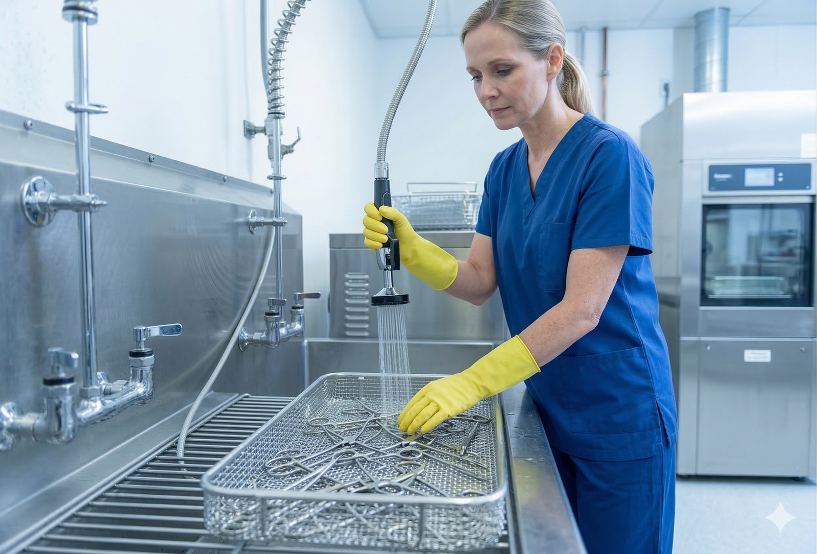Análise de água para materiais médicos